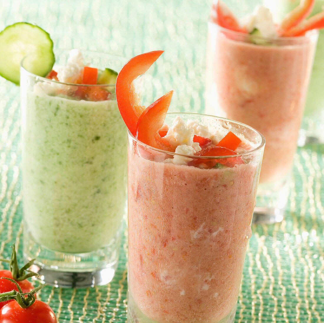 Paprika- und Zucchini-Smoothie