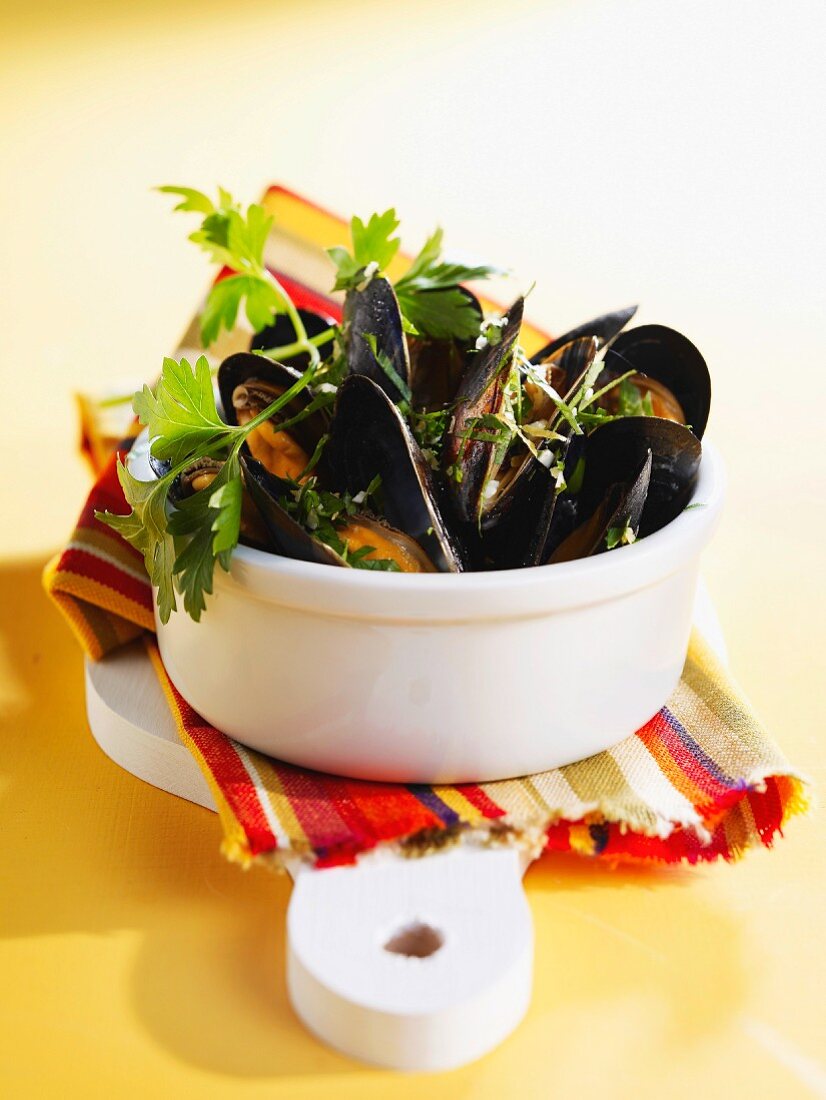Mussels with herbs