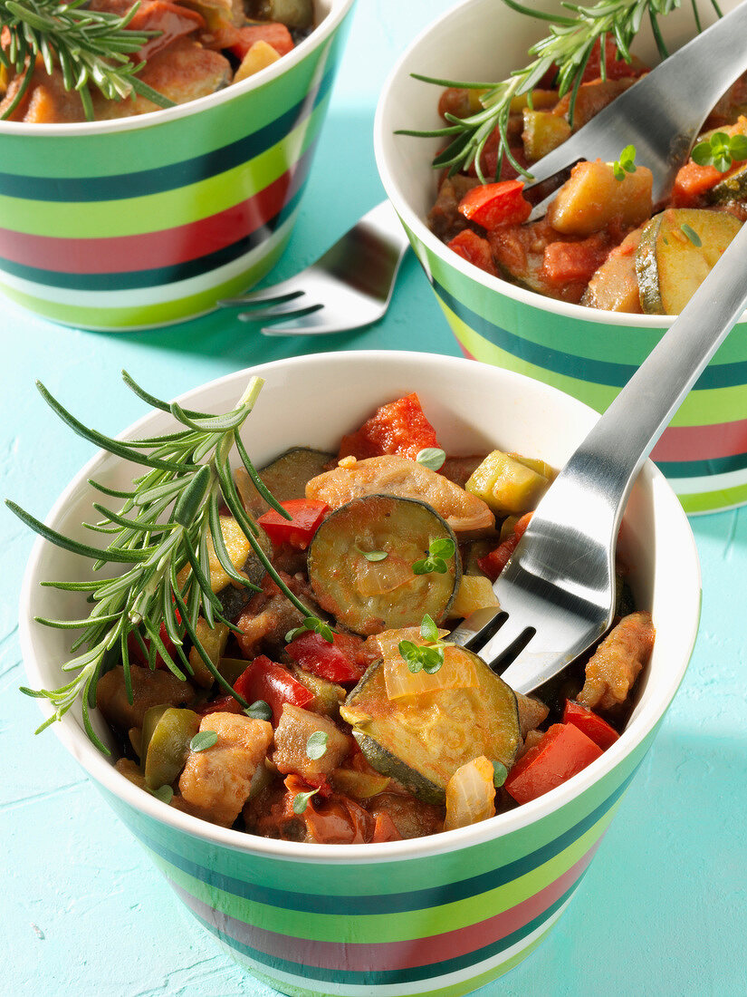 Ratatouille mit Rosmarin