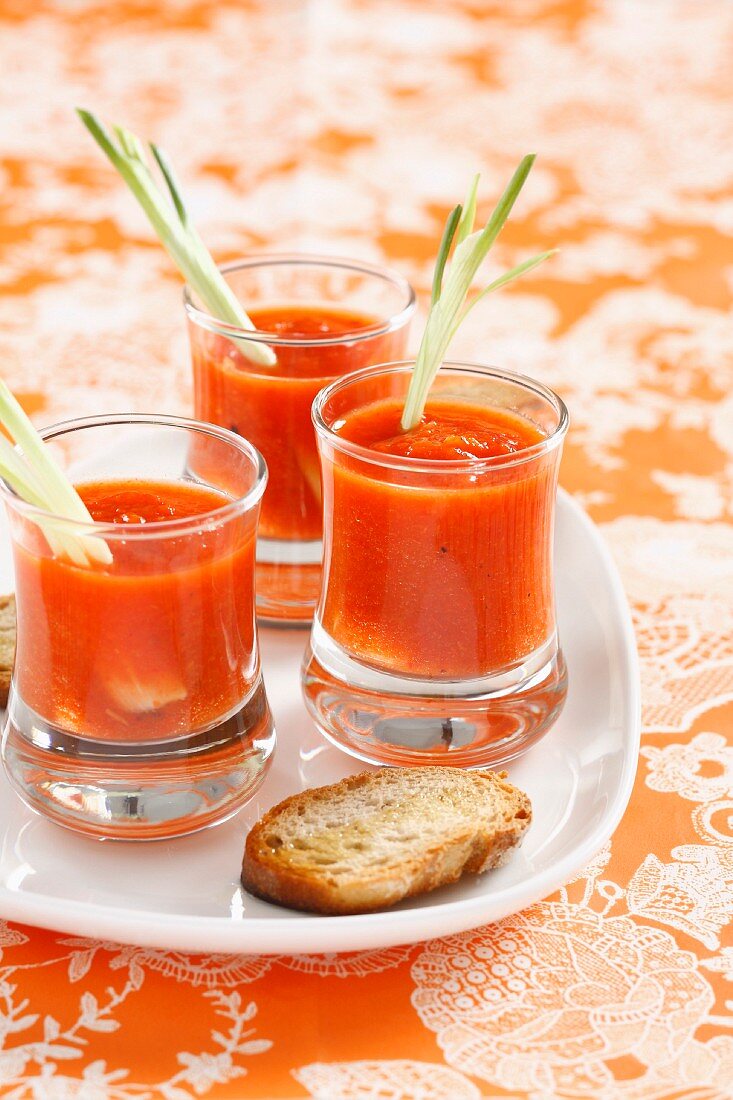 Paprika-Gazpacho