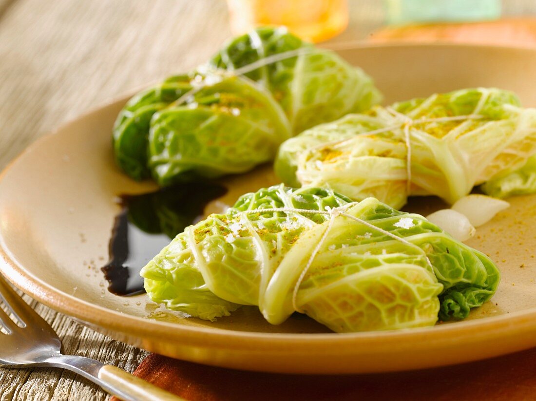 Curly cabbage Paupiettes