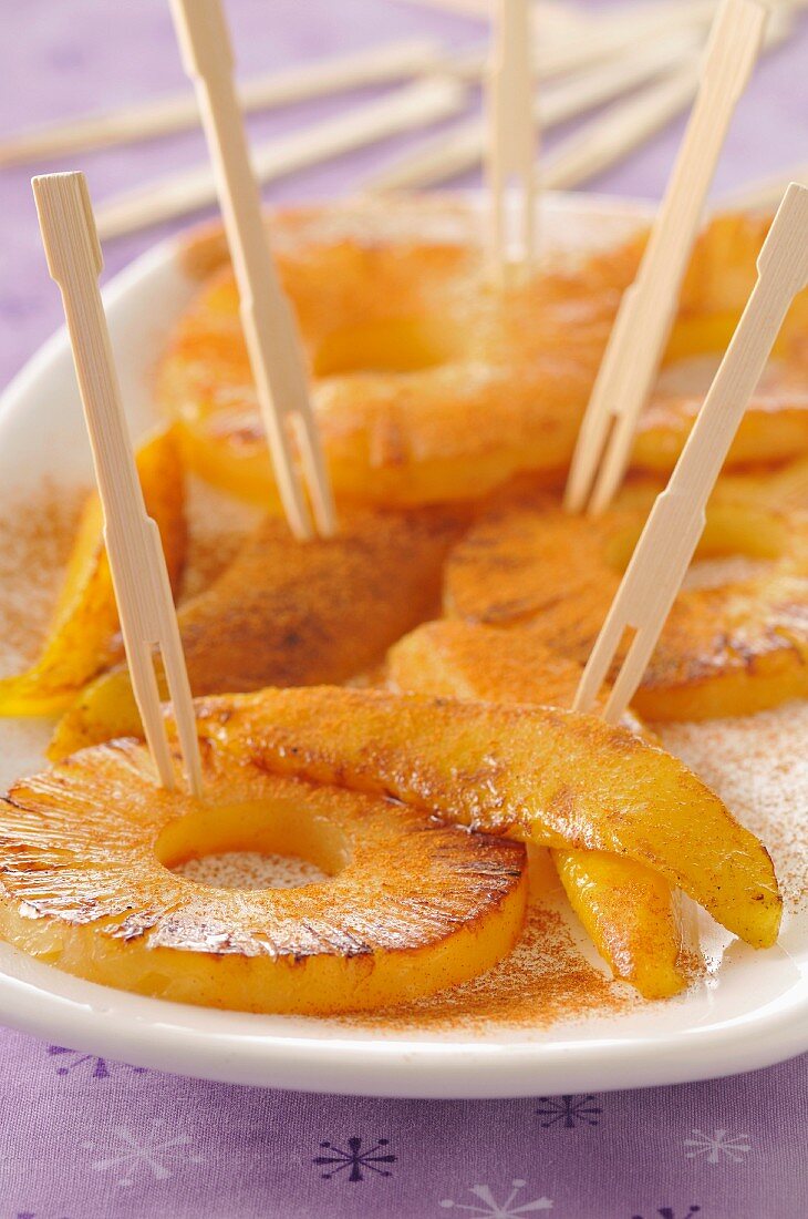 Mango und Ananas vom Plancha Grill
