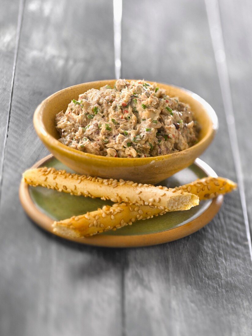 Sardinen-Rillettes mit Schnittlauch