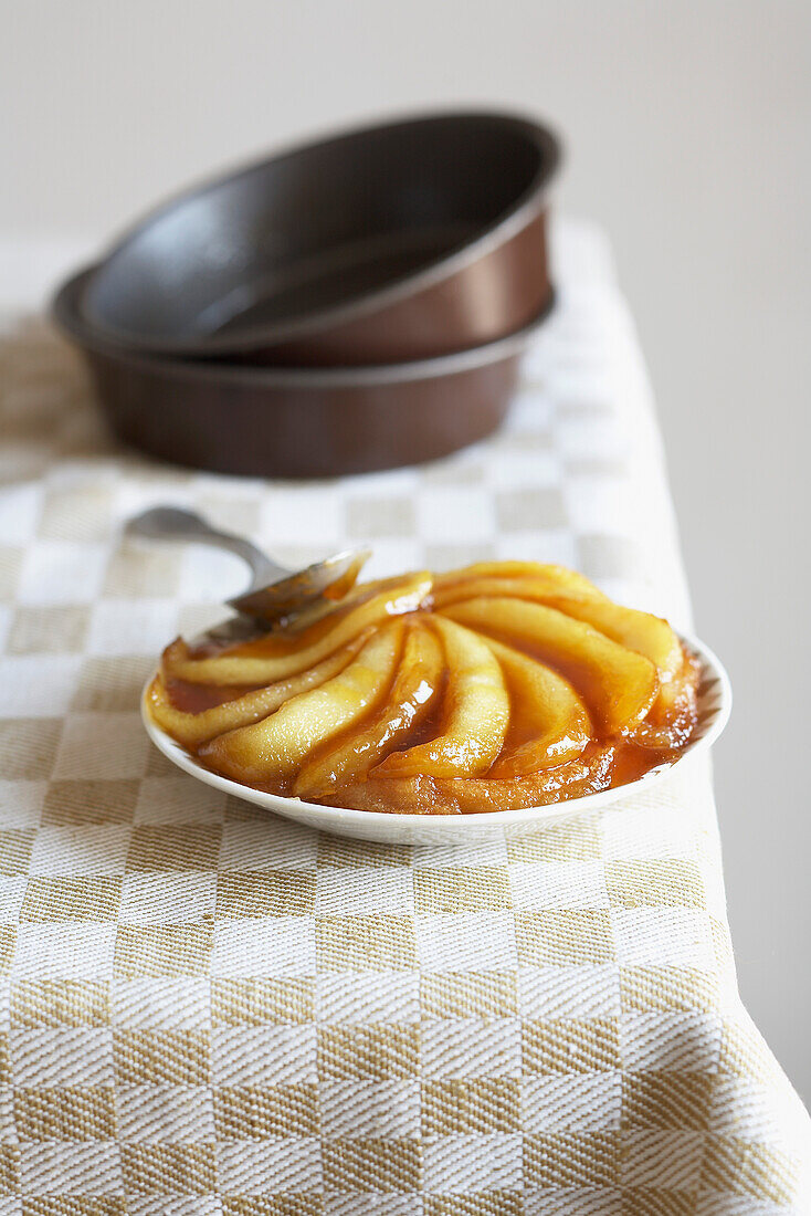 Tarte Tatin aux pommes (Gestürzter Apfelkuchen, Frankreich)