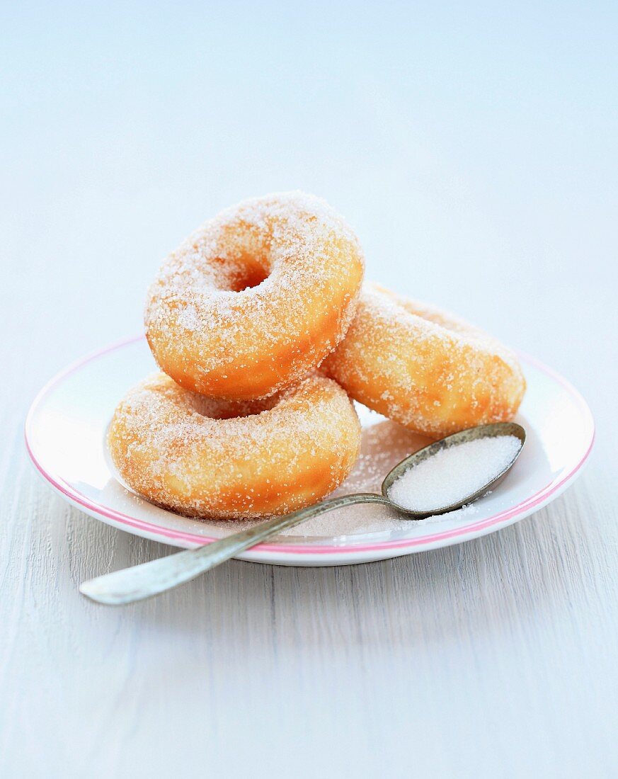 Donuts mit Zucker