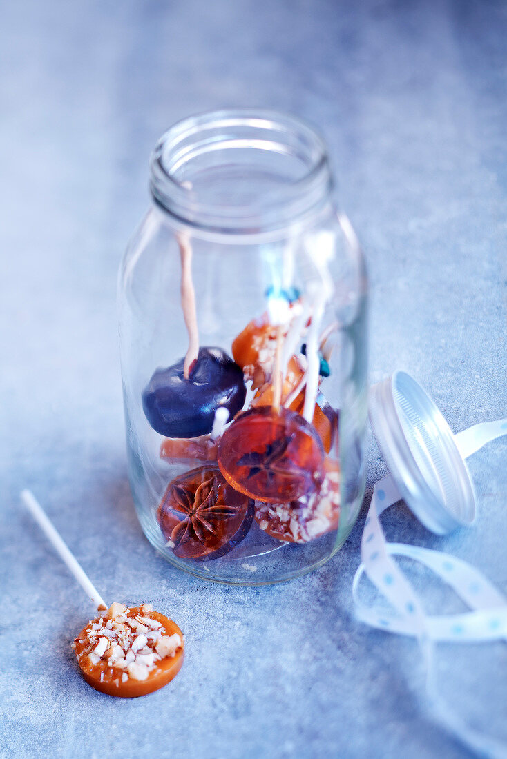 Jar of lollipops