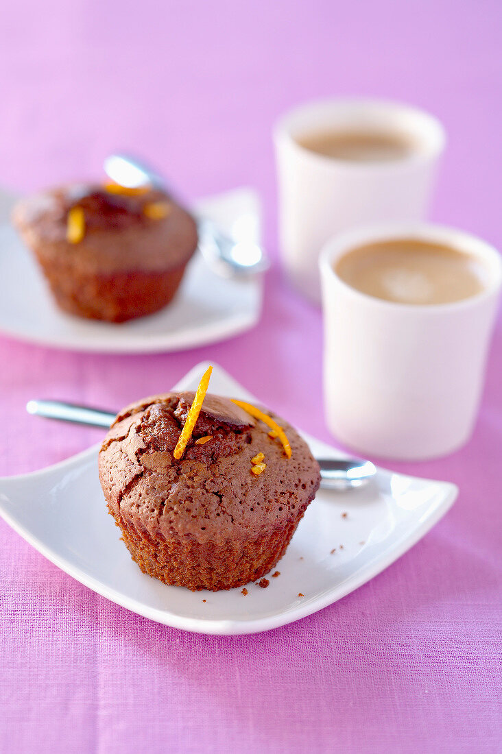 Chocolate-orange cupcakes