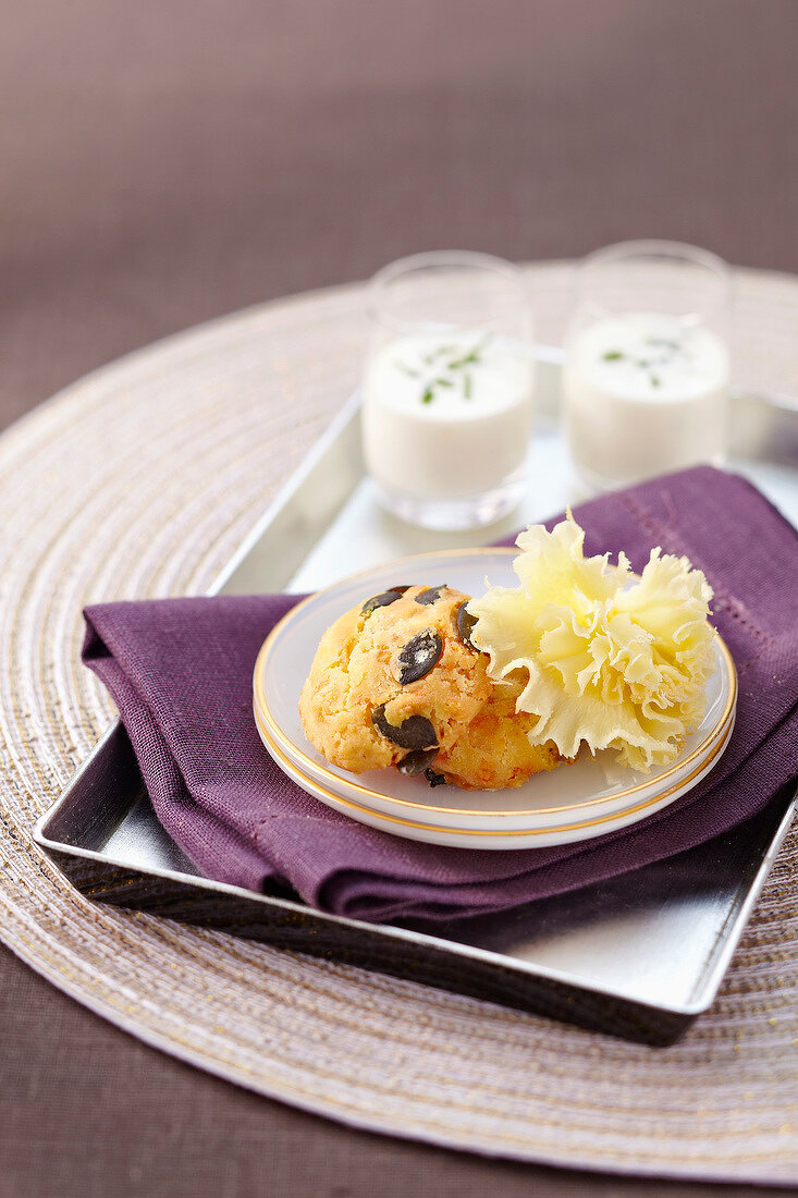 Cookies with Tête-de-Moine cheese