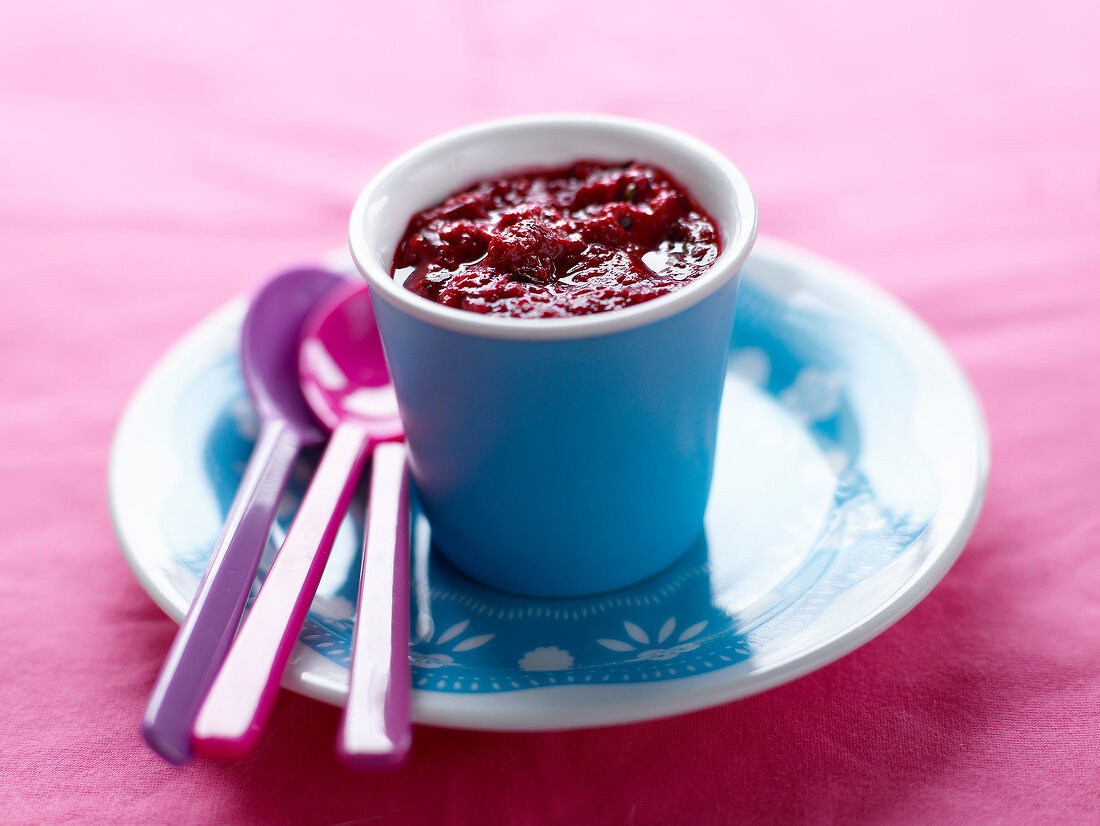 Raspberry compote