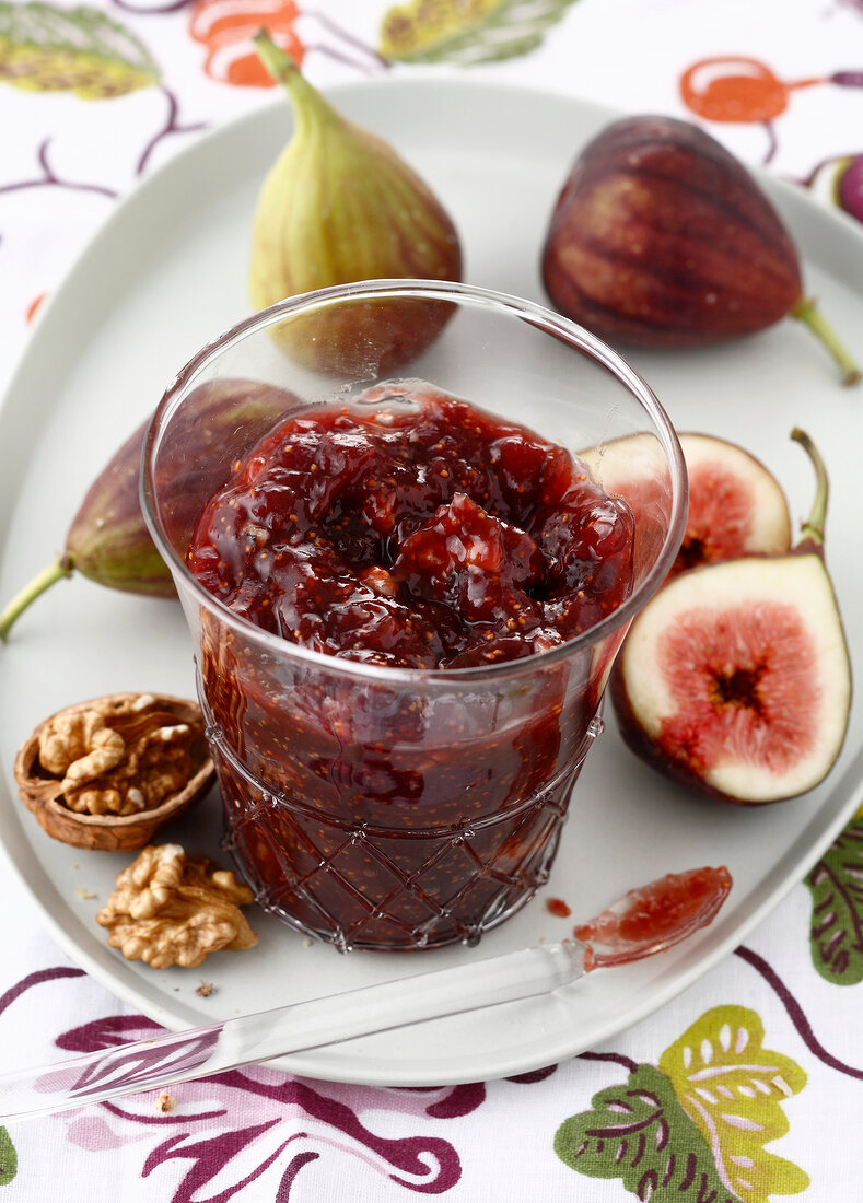 Fig and walnut jam