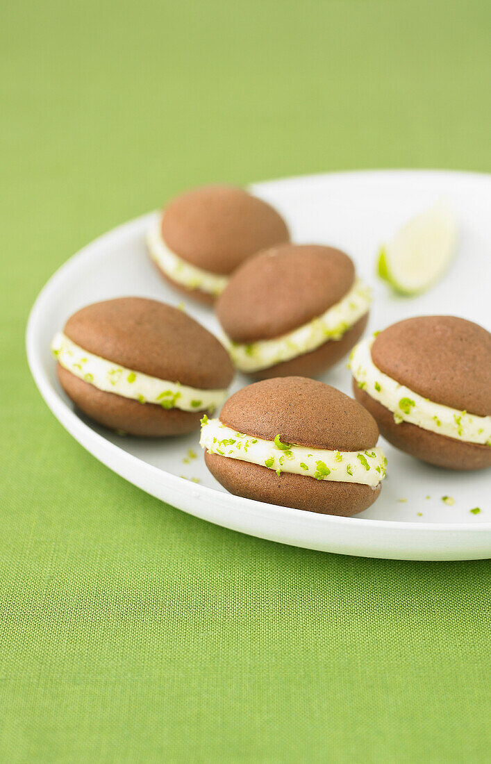 Limetten-Whoopies