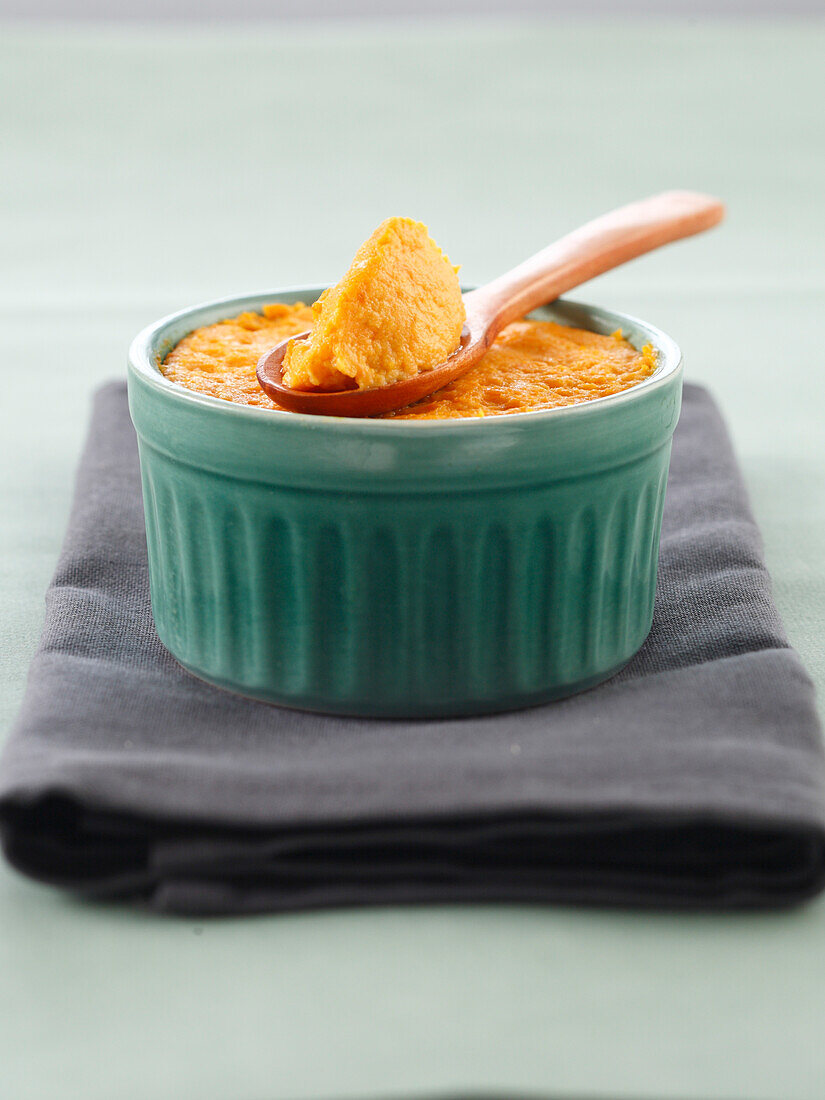 Carrot and ginger mousse