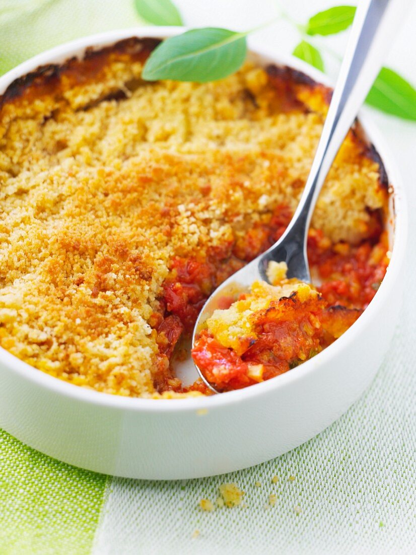 Tomaten-Crumble