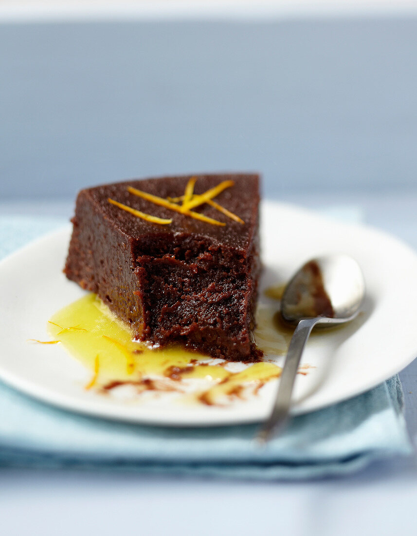 Chocolate and orange fondant