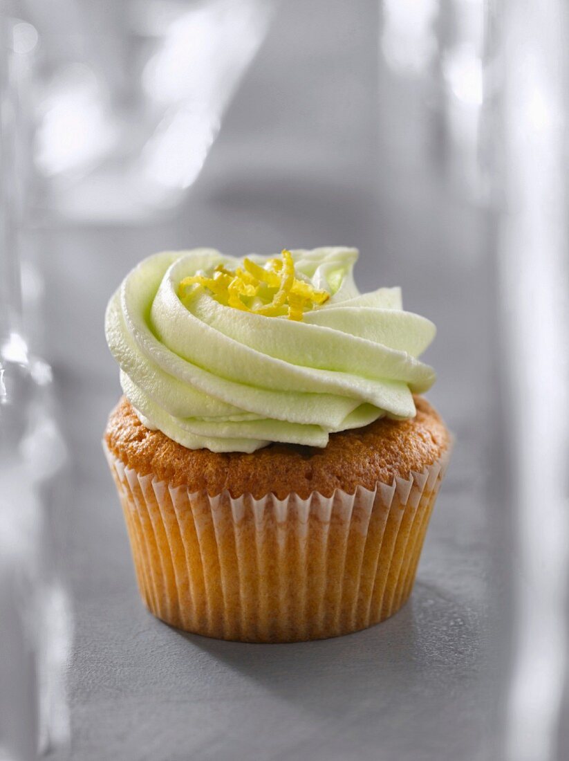 Zitronen-Limetten-Cupcake