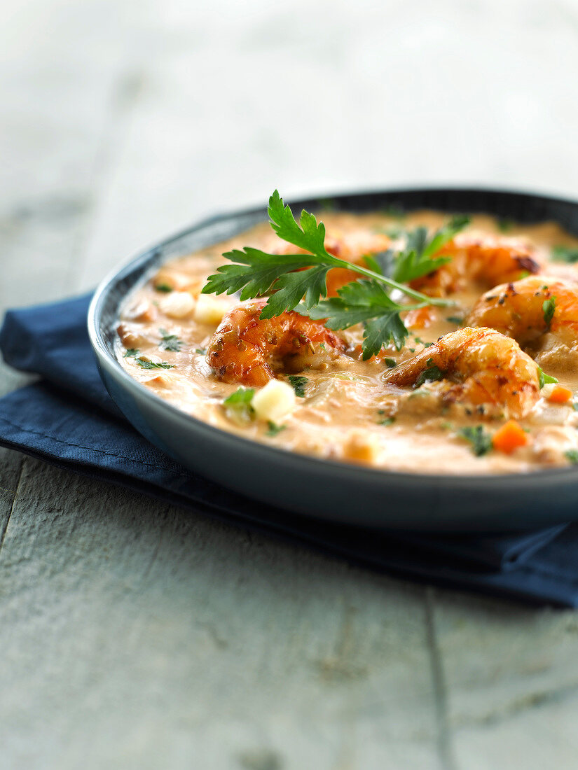 Gamberi alla diavola (Garnelen in scharfer Sauce, Italien)