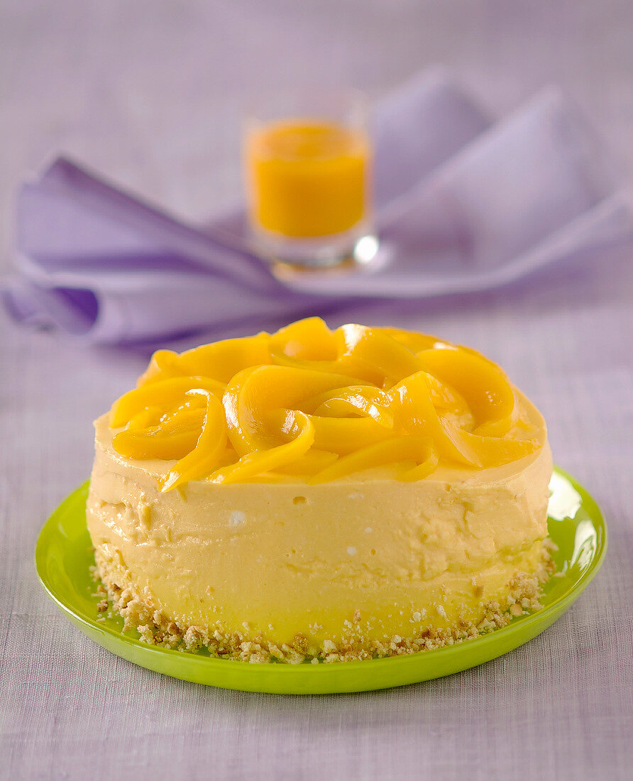 Mango-Cheesecake