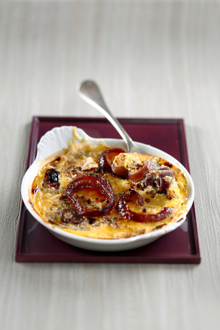 Creme Brulée mit milder Zwiebel