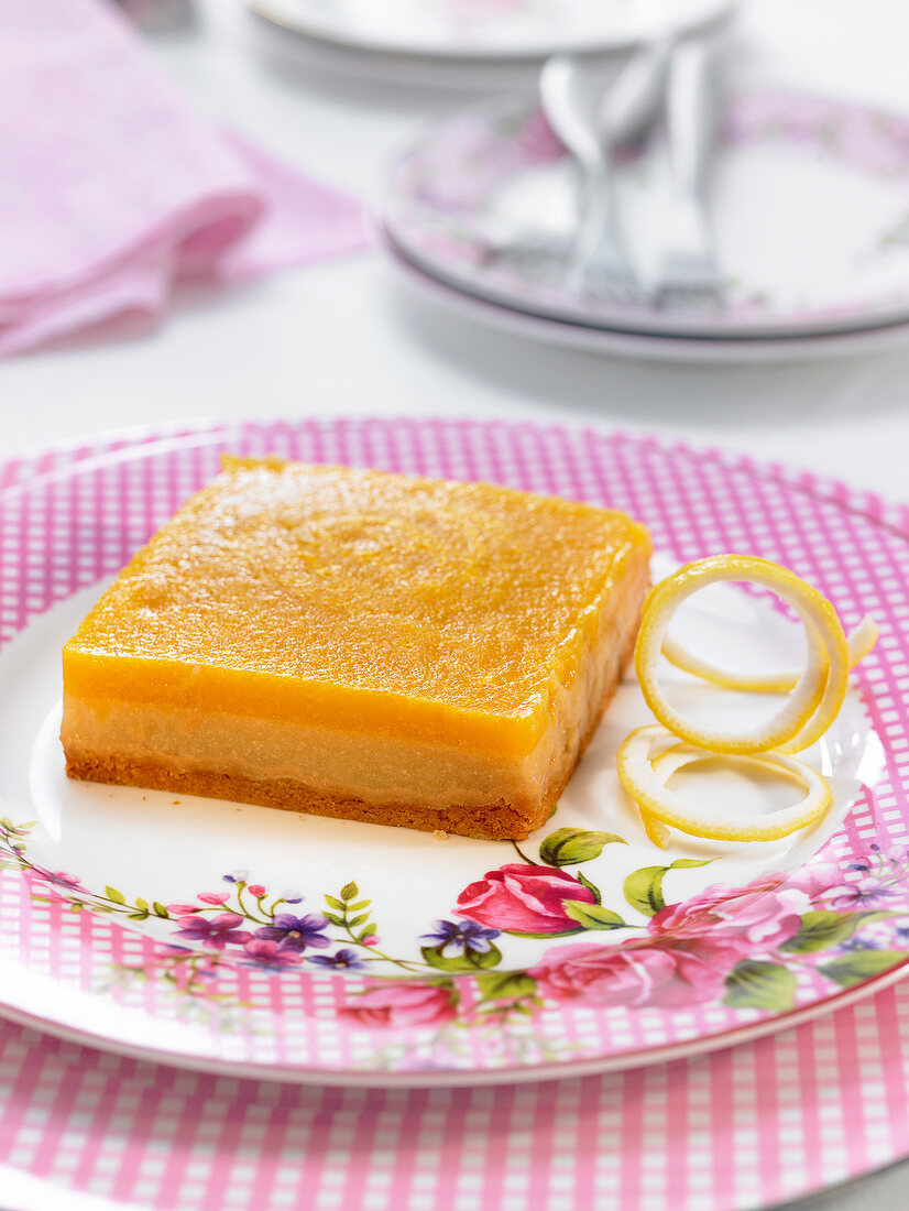 Peach and Amazake pudding