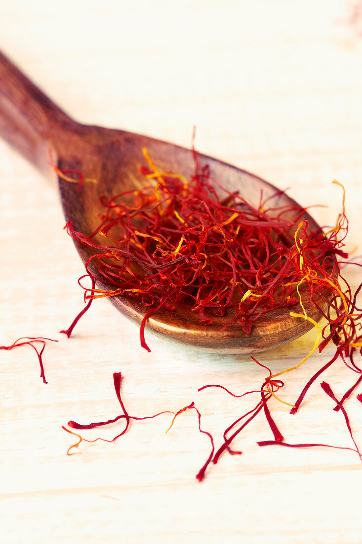 Spoonful of saffron threads