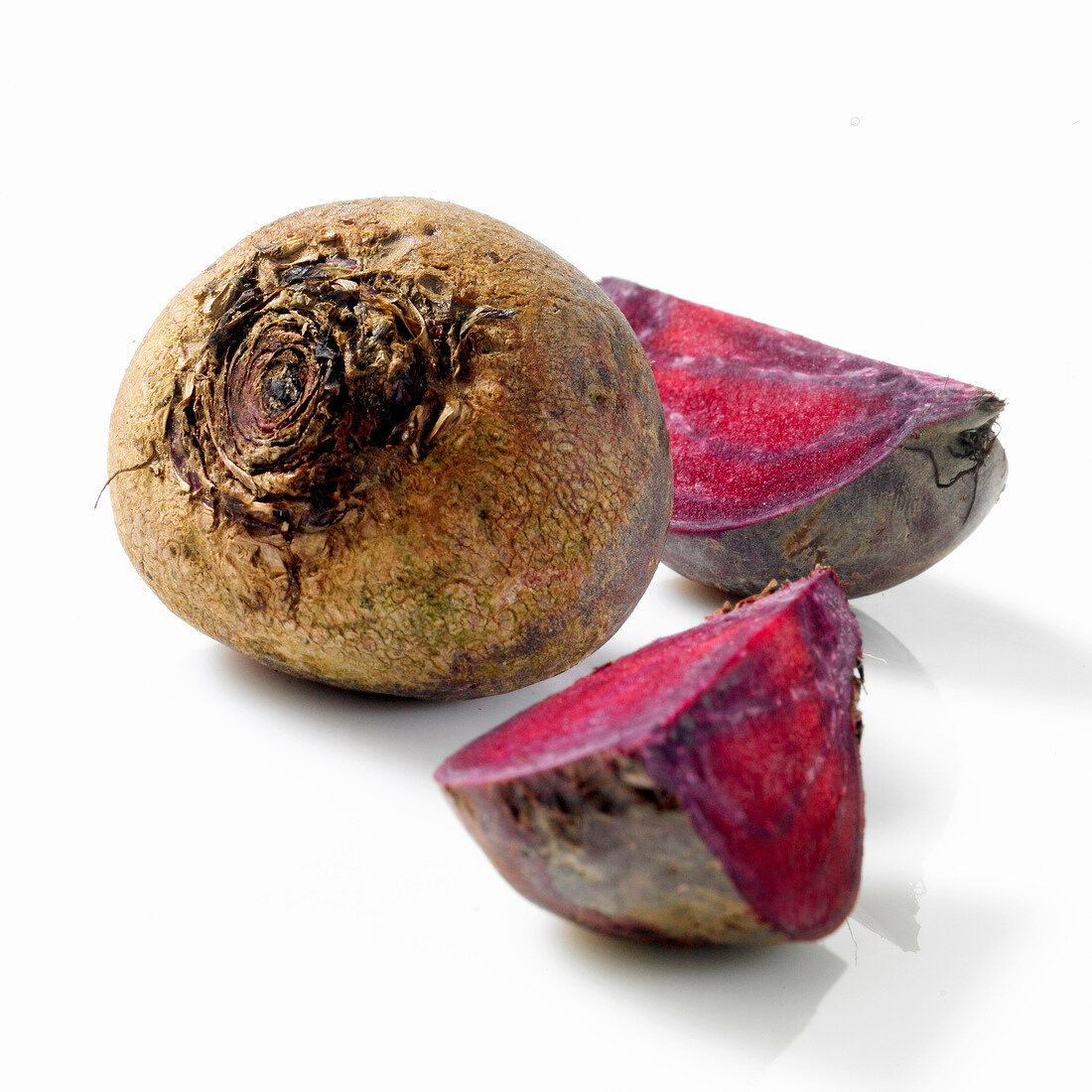 Beetroots on a white background