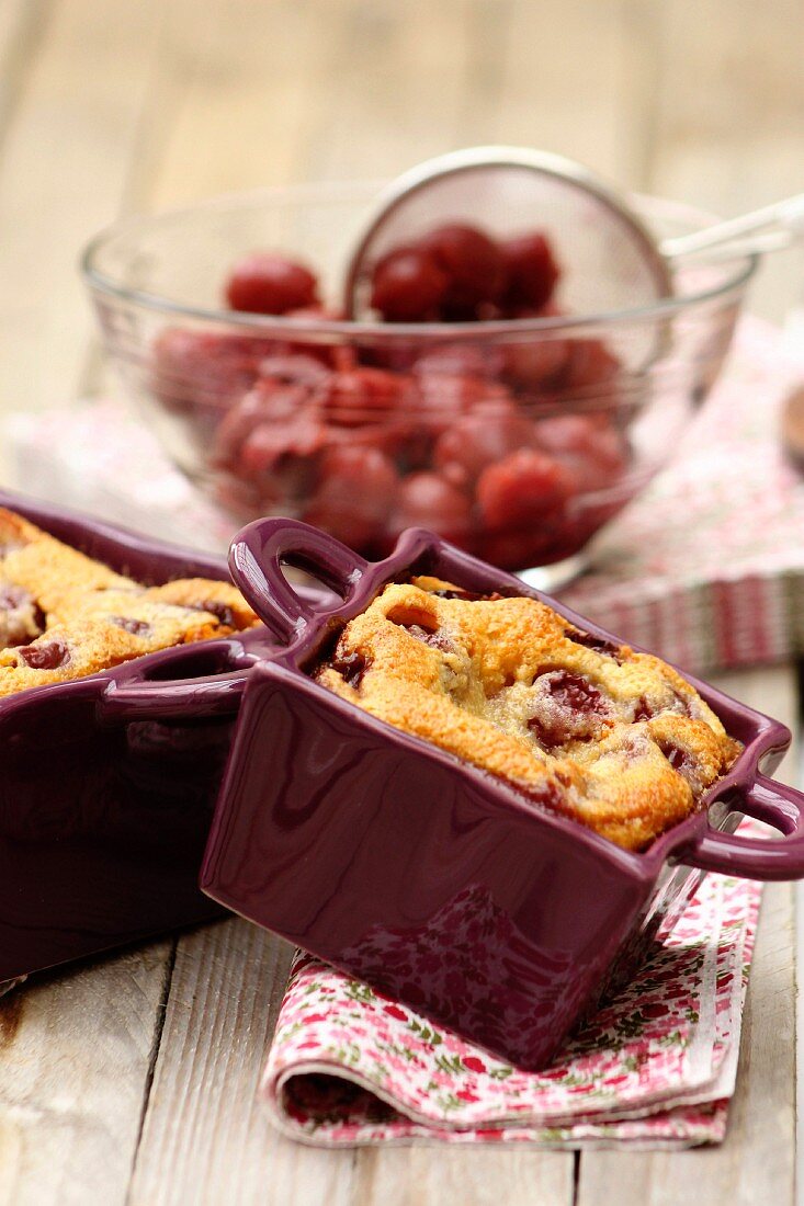 Cherry clafoutis