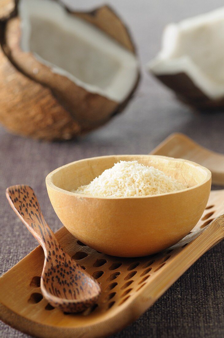 Grated coconut