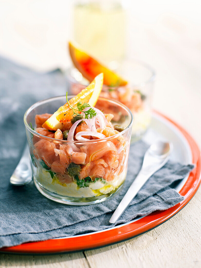 Salmon tartare