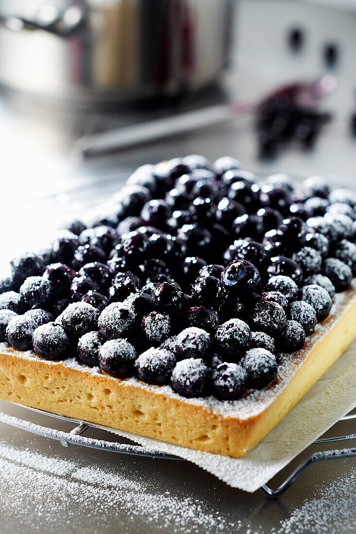 Bilberry tart