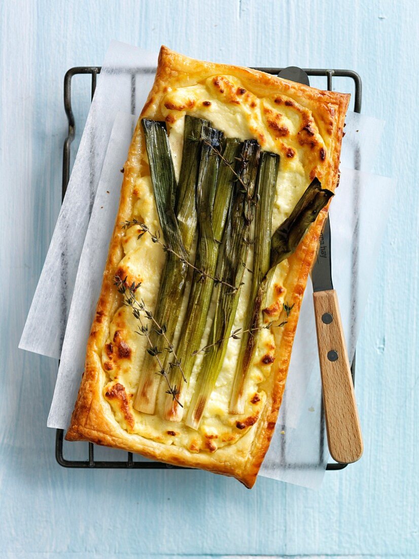 Leek tart