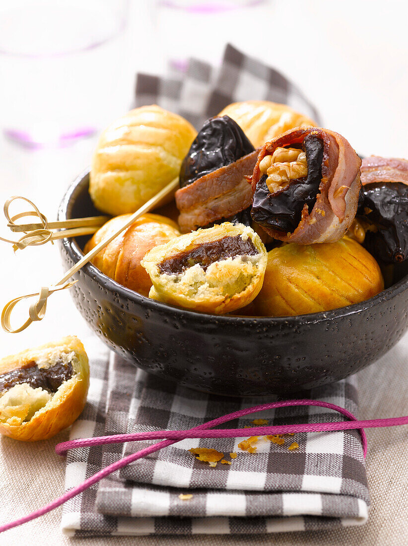 Appetizers with prunes