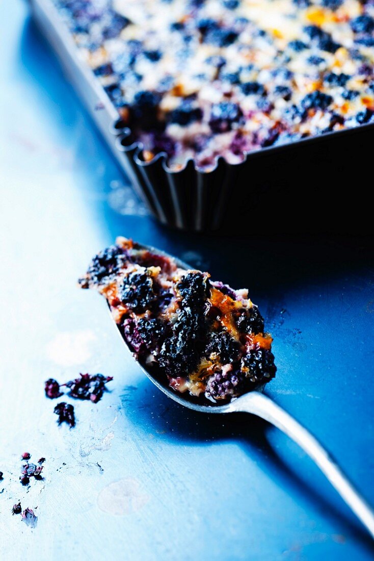 Brombeer-Clafoutis