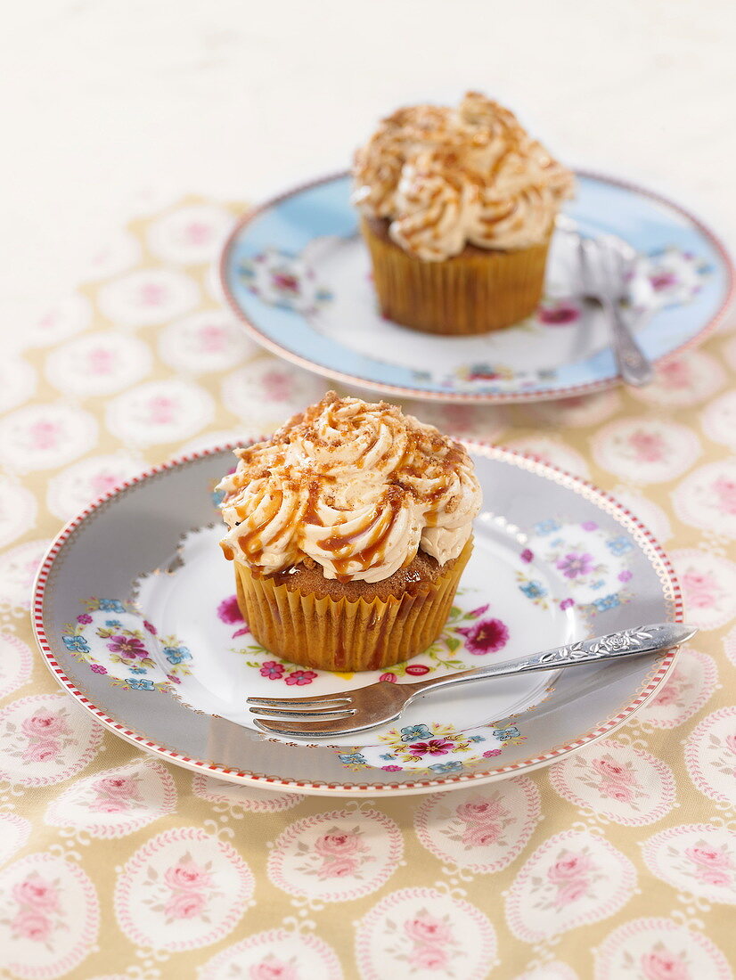 Toffee cupcakes