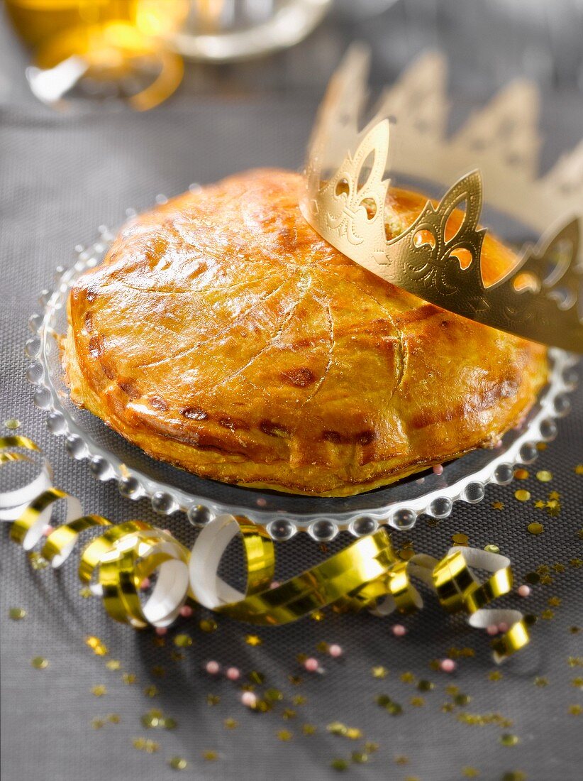 Walnut-honey Galette des rois