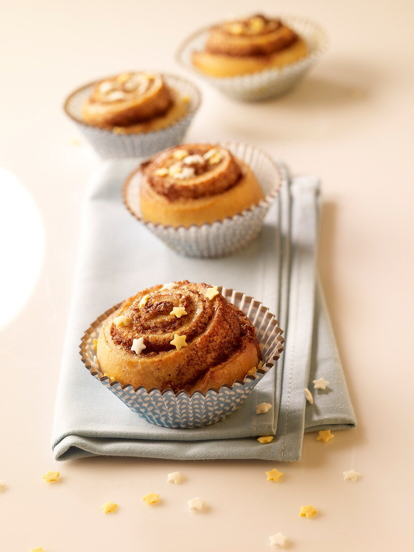 Zimtschnecken zu Weihnachten