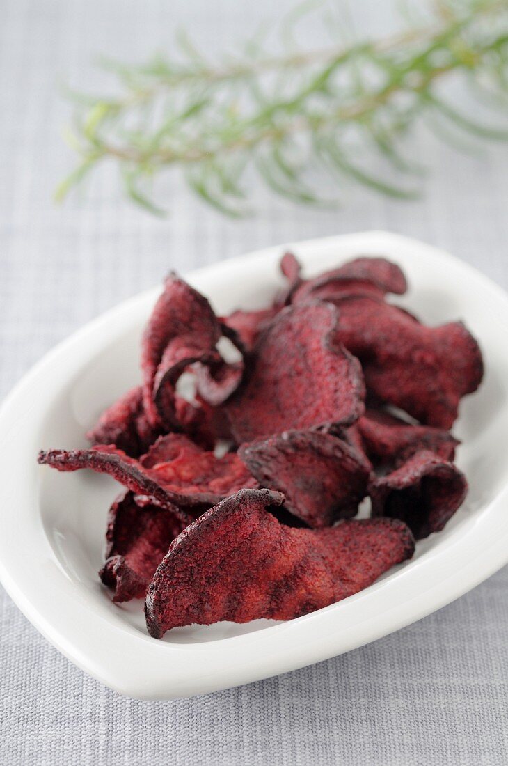 Beetroot crisps