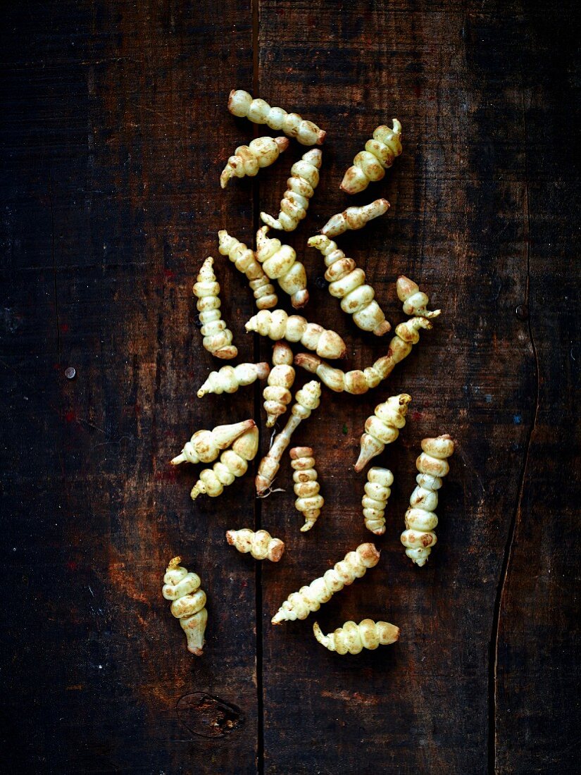 Still life with Chinese artichokes