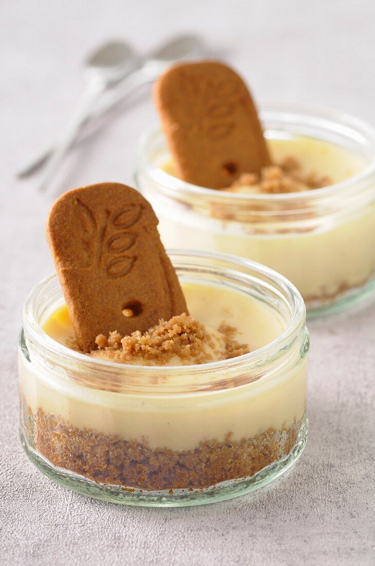 Individual Speculos cheesecakes