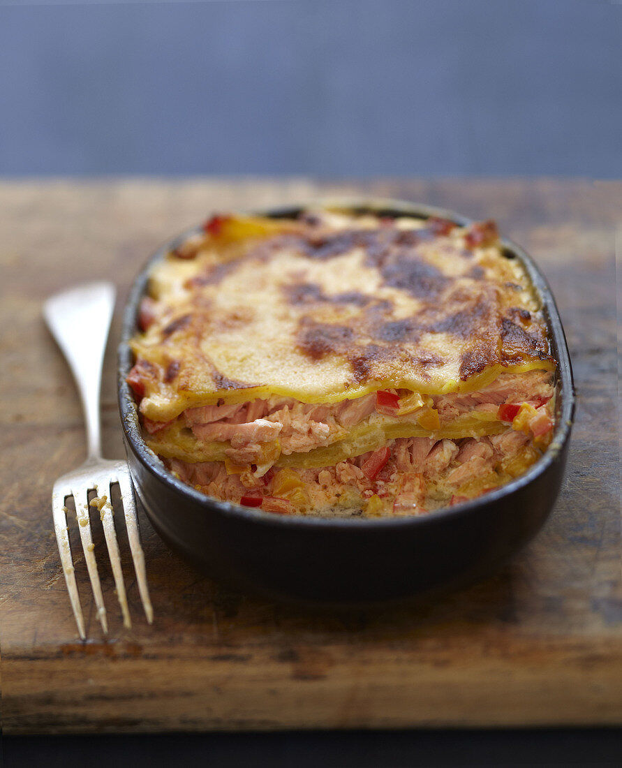 Lachs-Lasagne