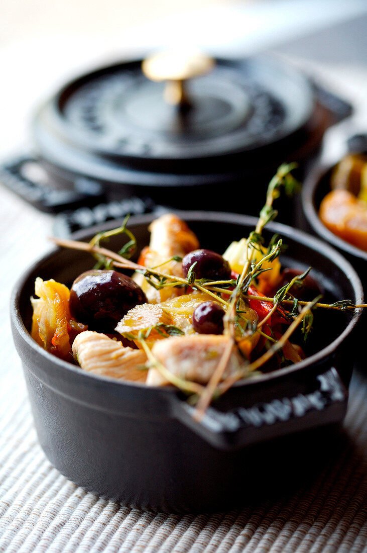 Hähnchenragout mit Fenchel und Salzzitrone