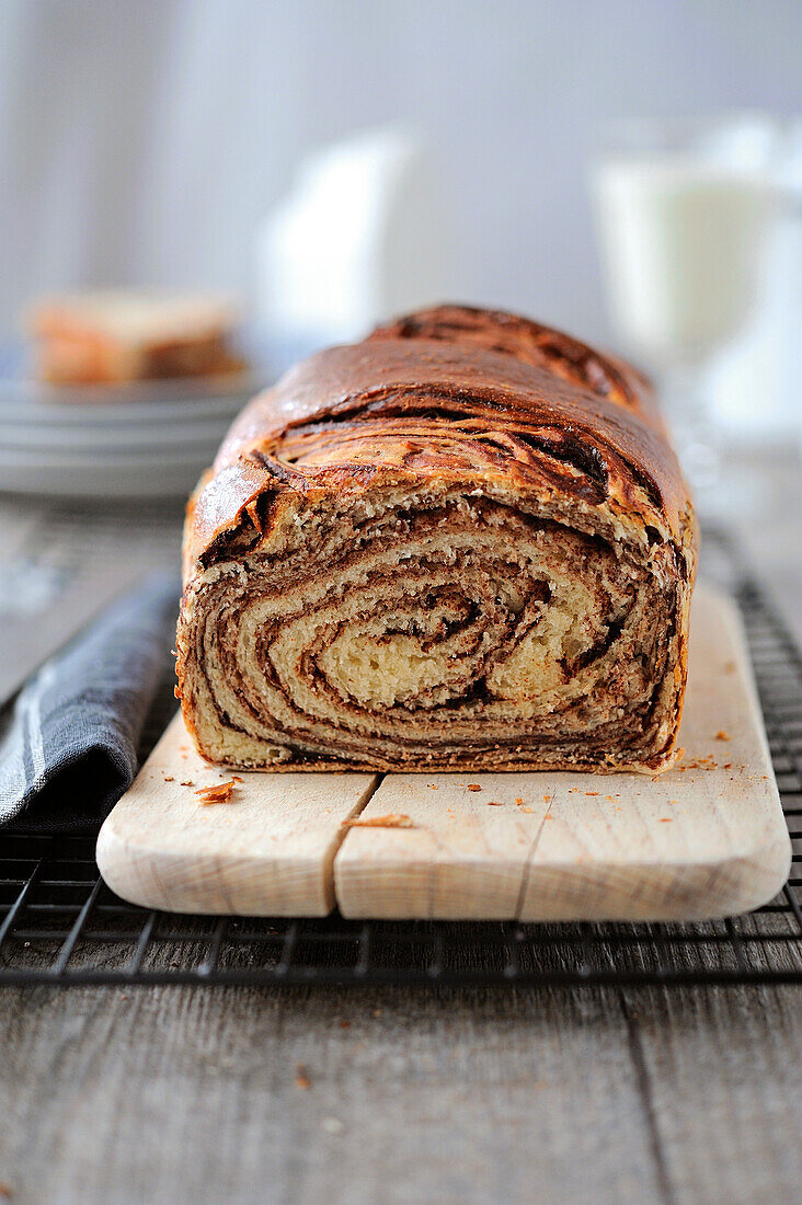 Marbled brioche