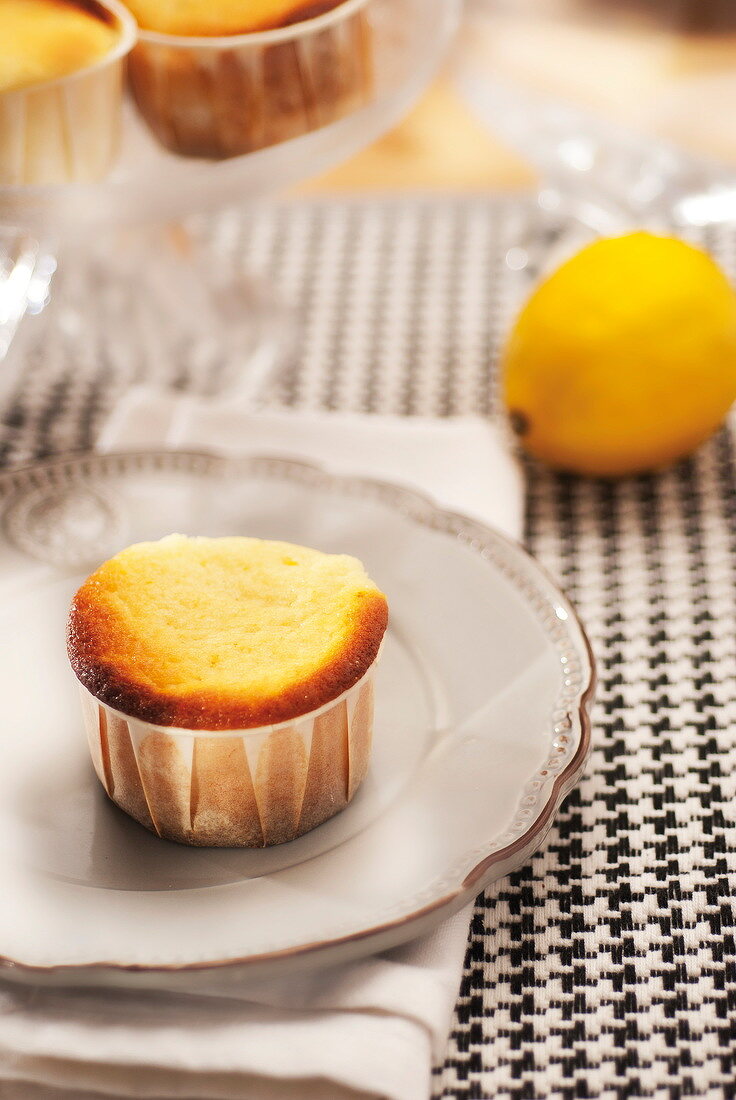 Lemon curd muffins