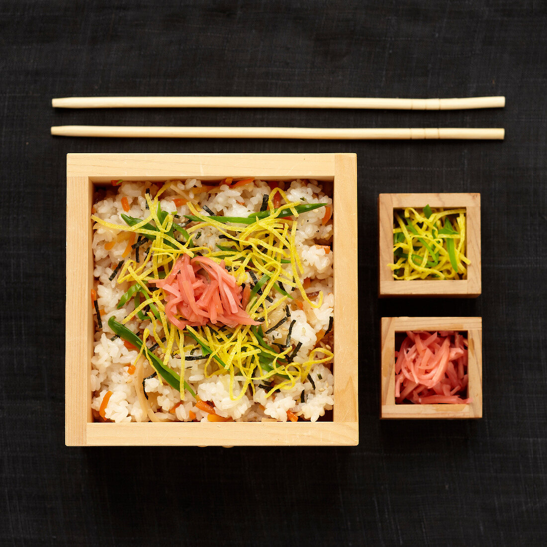Bento Box mit vegetarischem Chirashi