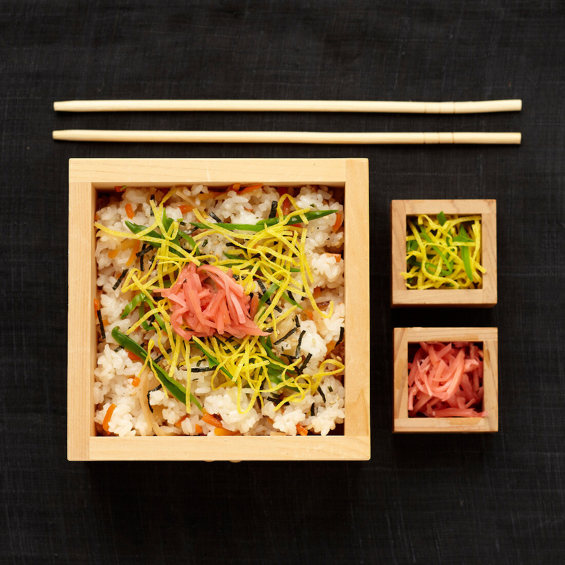 Chirashi vegetarian bento