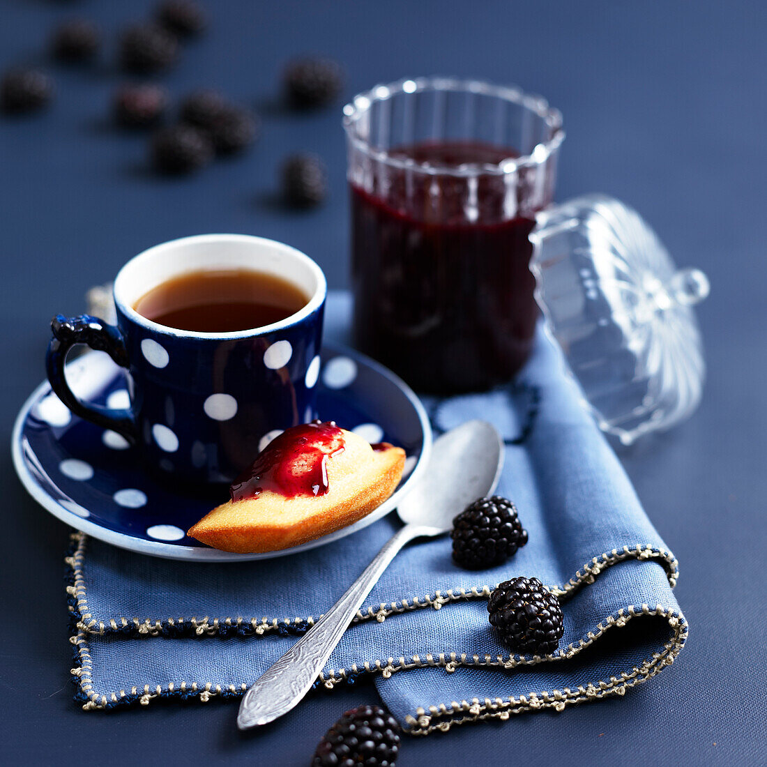 Homemade blackberry jam