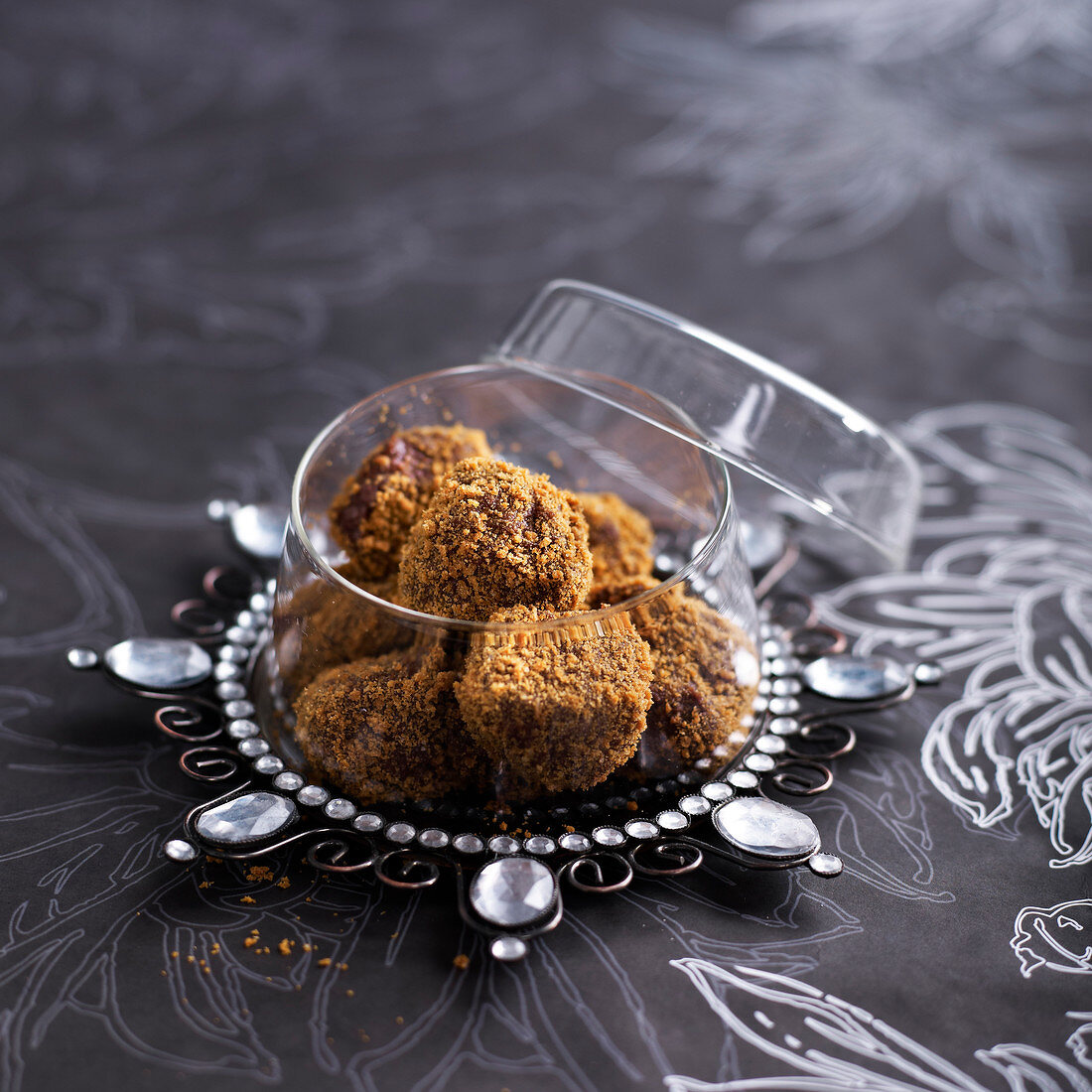Speculos ginger biascuit truffles
