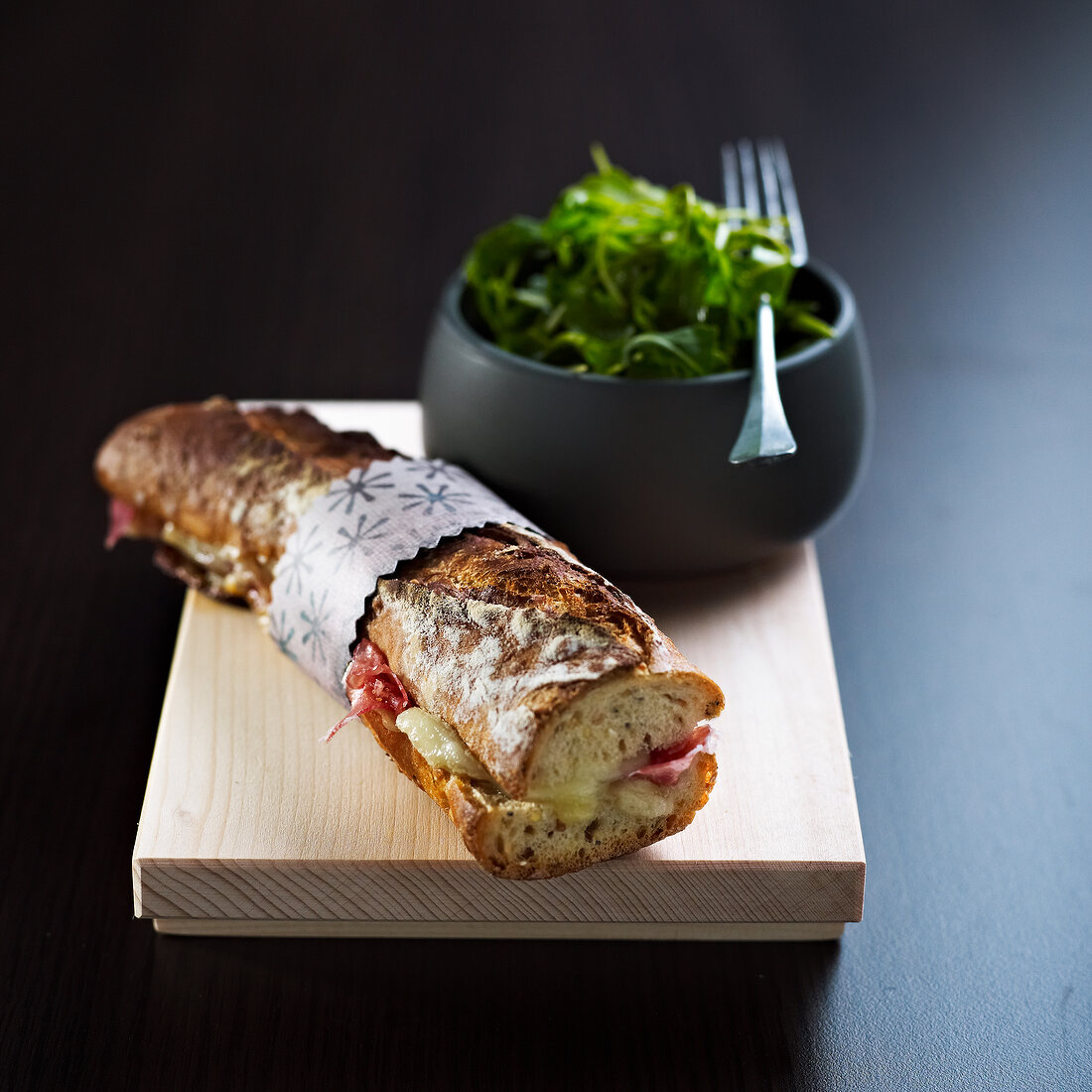 Coppa and mozzarella Panini