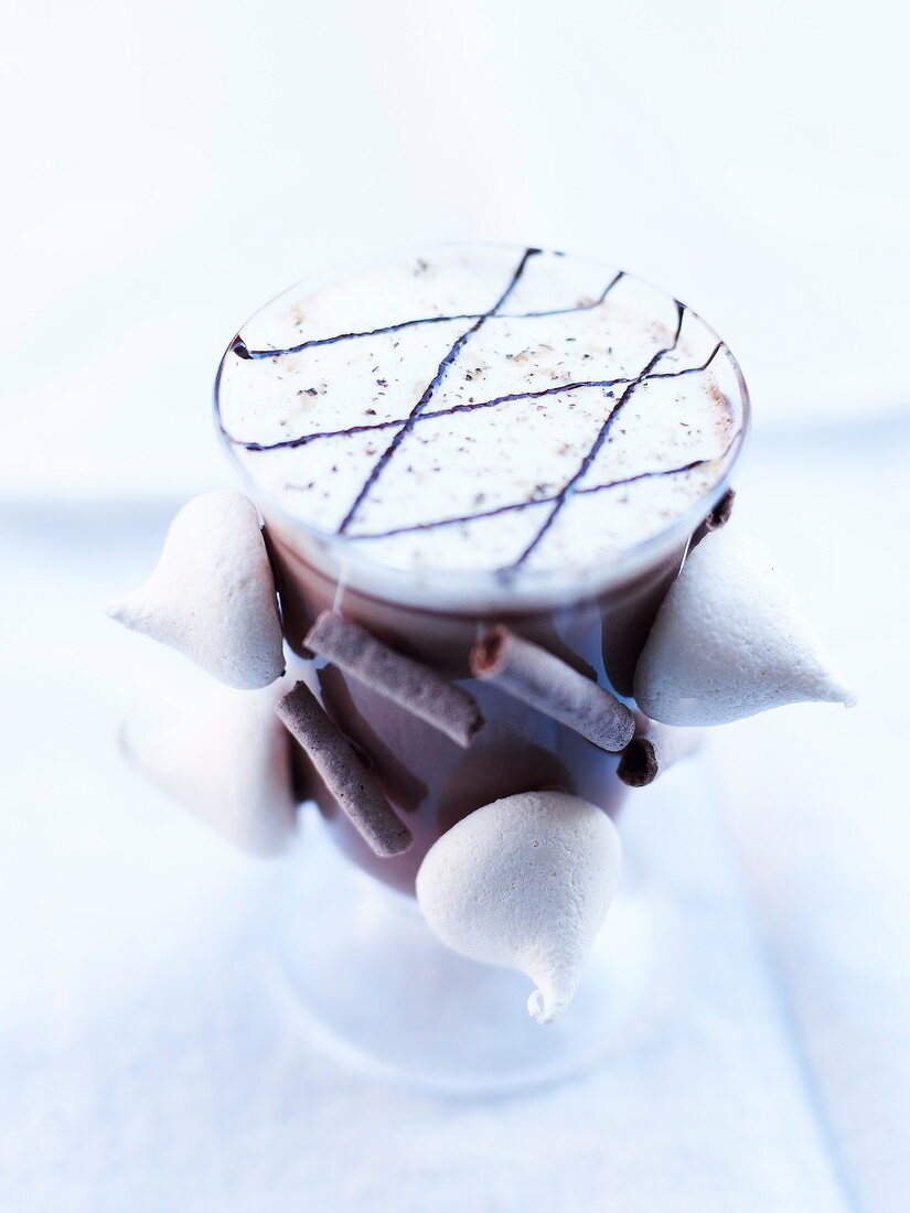 Schokoladen-Cocktail 'Royal chocolat' von Zuckerbäcker Christophe Felder
