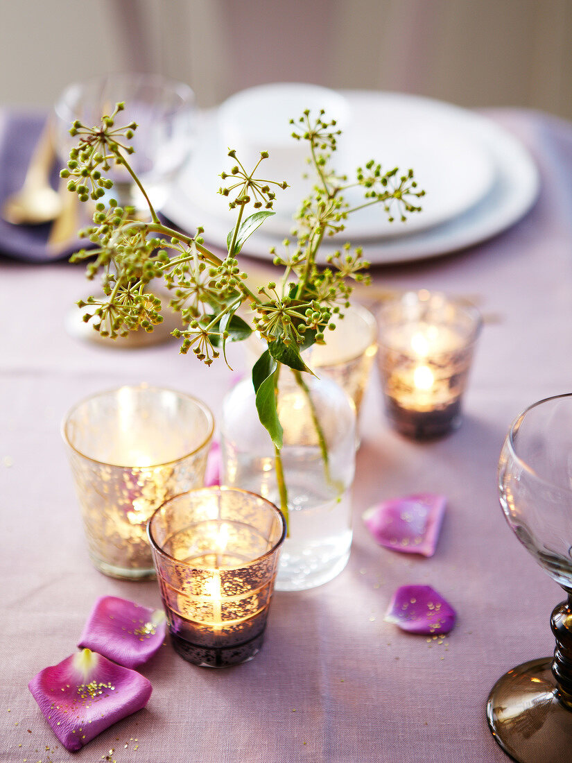 Christmas table atmosphere