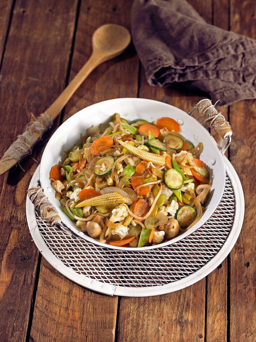 Vegetable wok